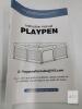 Large Baby Playpen, 69"x59"x27", Zipper Door, Beige, Includes Pull Rings & Assembly Kit - 3