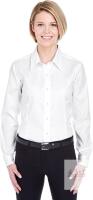 New Size Medium UltraClub Women's Non-Iron Pinpoint , White