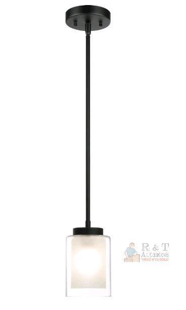 Xinbei XB-P1195-MB Matte Black Pendant Light, no shade included 14.4&ndash;58.4" Adjustable Height, E26