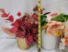 Artistry Designs Artificial Flower Arrangements in Decorative Vases &ndash; Mixed Bouquets - 2