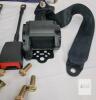 Auto Friendly XM-301-1 3-Point Retractable Safety Seat Belt Kit, Black - 3