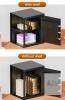 Fowore 2.6 Cu Ft Digital Security Safe Box, Fireproof Waterproof Bag, Keypad & Key, Smart Alert - 2