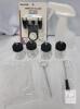 MEEDEN MD-AH01 Airbrush Accessory Kit with Holder, Glass Jars, and Cleaning Tools