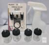 MEEDEN MD-AH01 Airbrush Accessory Kit with Holder, Glass Jars, and Cleaning Tools - 2