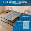 Meliusly King-Size Heavy Duty Bunkie Board, 76"x80"x0.4", Mold-Resistant, Gray, Industrial Fabric - 2