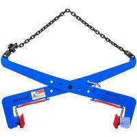 New Retail $568 GRYVOZE 1200 kg Stone Lifting Clamp, 42-108 cm Adjustable Opening | Heavy Duty Granite Slab Lifting Clamp for Vertical Transport of Concrete Blocks, Slate.