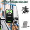 ROCKBROS 360&deg; Rotatable Bike Phone Mount Bag, Fits Phones Up to 6.8", Water-Resistant with Touchscreen Compatibility - 2