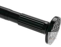 Umimile Black Tension Curtain Rod, 51&ndash;126 in Adjustable, Spring-Loaded, for Curtain/Shower