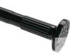 Umimile Black Tension Curtain Rod, 51&ndash;126 in Adjustable, Spring-Loaded, for Curtain/Shower