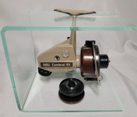Vintage ABU Cardinal 4X Fishing Reel with Reel Stand - Pre-owned