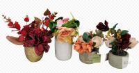 Artistry Designs Artificial Flower Arrangements in Decorative Vases &ndash; Mixed Bouquets
