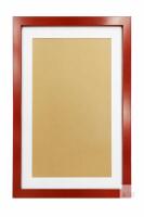 NEW 8x12 Red Square Photo Frame Matte. Solid Wood The Tabletop or The Wall.