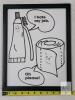 New Framed Humorous Toothpaste & Toilet Paper Bathroom Wall Art, 11&Prime; &times; 13&frac34;&Prime; - 3