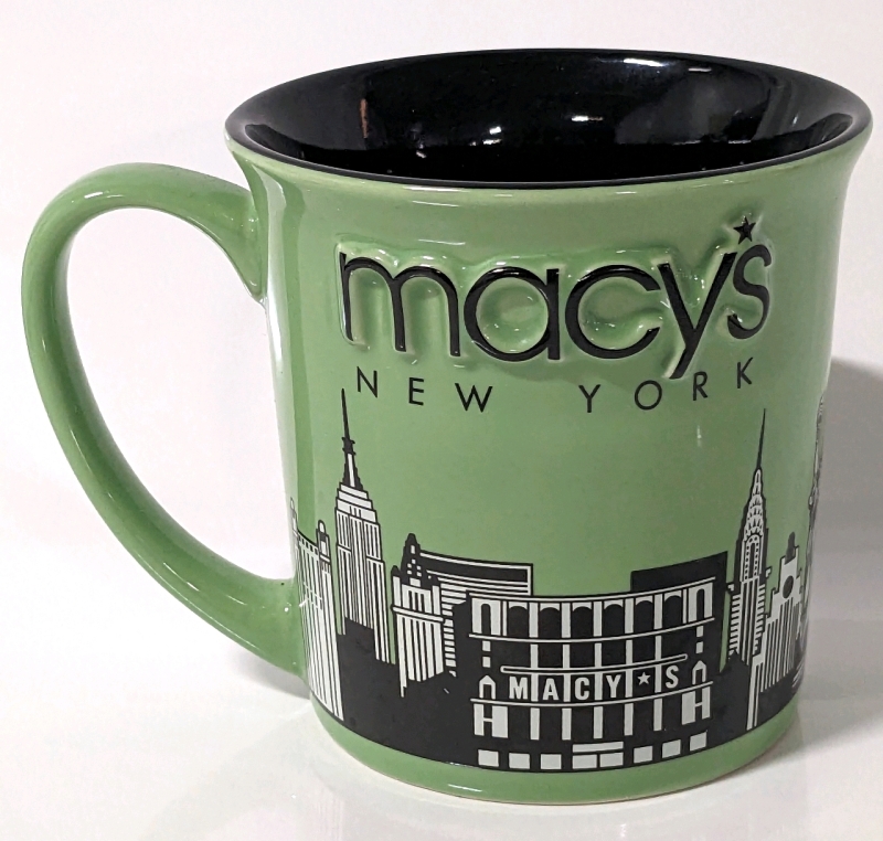 MACY'S New York Collectable Ceramic Coffee Mug.