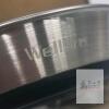 NEW Wellbro Stainless Steel Pet Bowls, 5.9" Diameter, 12 oz Capacity, Non-Slip Silicone Base, Set of 2 - 3