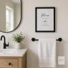 Bathroom Wall Art Sign Black Frame Canvas Print Humorous "Don't Do Coke" Modern D&eacute;cor