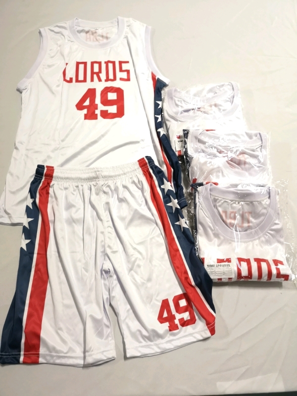 4 New Adult Basketball Uniforms - Lords