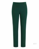 NEW Hilary Radley Women's Dress Pants Size 6 Dark Green Straight Leg Polyester Blend Belt Loops