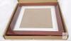 NEW 8x8 Picture Frames with 6x6 Opening Mat. 8x8 Red Square Photo Frame Matte. Solid Wood The Tabletop or The Wall. - 3