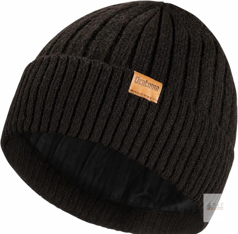 New Ocatoma Coffee Brown Beanie Hat for Men Women Unisex Toque Winter Cuffed Hat with Lining