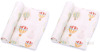 2 New LollyBanks Muslin Swaddle Blanket | 100% Cotton | Multipurpose Newborn and Infant Blanket | Large 47 x 47 inches | Light Weight and Breathable | Hot Air Balloons Prints