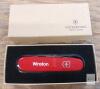 NEW Victorinox Mechanic with Corkscrew Swiss Army Knife, 10 Functions, Red Handle, Personalized "Winston"