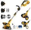 GIVILO GTD20E Cordless 3-in-1 Grass Trimmer/Edger/Mini Mower, 20V, DEWALT Battery Compatible