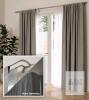 NEW Umbra Twilight Double Curtain Rod, 66"-144" Adjustable Length, Matte Nickel Finish - 2