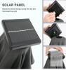 new MasterCanopy UB25 7.5 ft Solar Patio Umbrella with LED Lights, Grey, Crank & Tilt Mechanism - 4