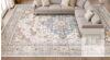 NEW 10x12 Beige Blue Area Rug, Polypropylene, Medallion Design, Model X24040,