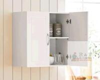 NEW SoBuy FRG231-W Wall-Mounted Cabinet, White, 2 Doors, Adjustable Shelf, 60x30x60cm
