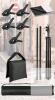 NEW Photography Backdrop Stand Kit, 5x6.5ft, Black & White Backdrops, Adjustable 6.5ft Stand, Clamps, Bags - 4