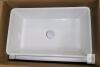 NEW Swiss Madison Ceramic Farmhouse Kitchen Sink with Grid Accessory - White, Glossy Finish - 4