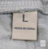 NEW Amy Coulee Men's Light Gray Sweat Shorts, Size L, 100% Cotton, 5.5" Inseam, Elastic Waist with Drawstring - 3