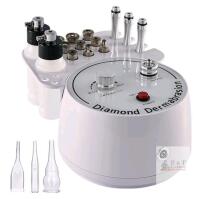 NEW Diamond Dermabrasion Microdermabrasion Machine Kit, 9 Diamond Tips, Glass Tubes, Accessories