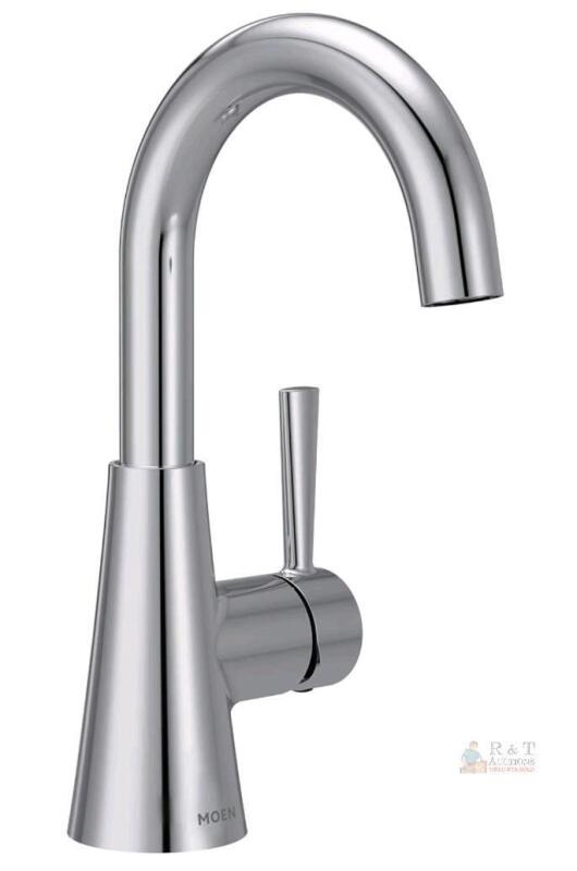 NEW Moen Ronan 84021 Chrome Single-Handle Deck Mount Bathroom Faucet, 9.75" Height, 1.2 GPM