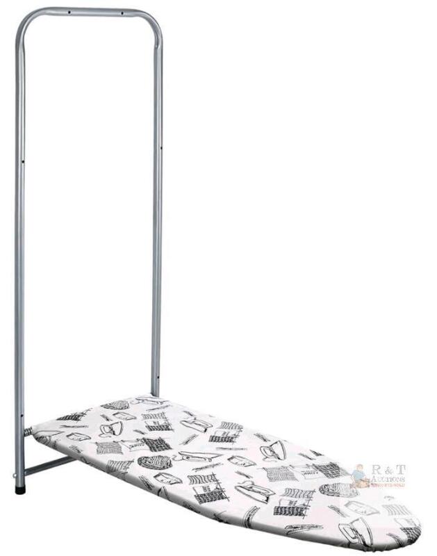 Duwee 14"x38" Wall-Mounted Ironing Board, Folding, Heat-Resistant Cover, White