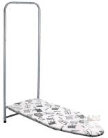 Duwee 14"x38" Wall-Mounted Ironing Board, Folding, Heat-Resistant Cover, White