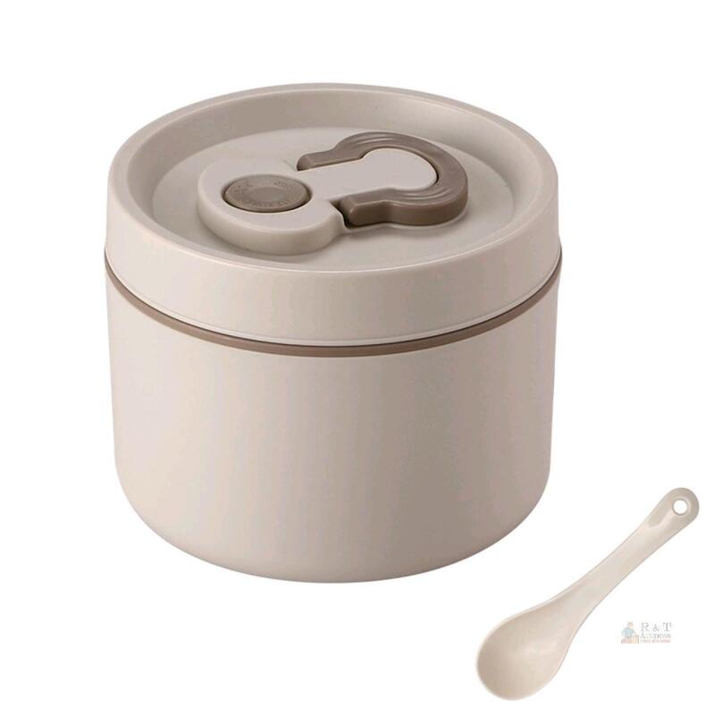 NEW Insulated Stainless Steel Food Container with Lid & Spoon, 17 oz Capacity