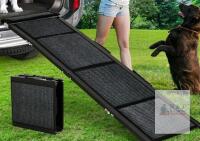 NEW PetThem Foldable Dog Car Ramp 63" x 20" 250 lb Capacity Non-Slip Portable Black with Handle