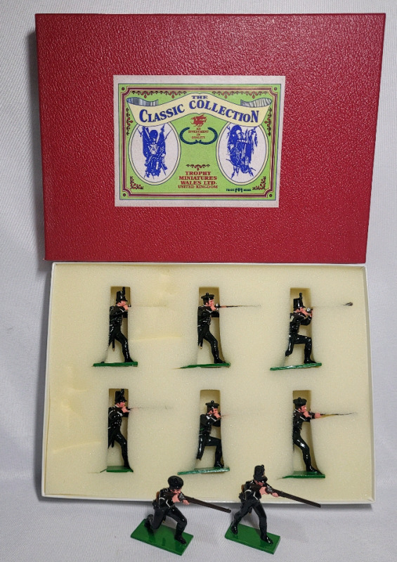 Trophy Miniatures ' The 95th Rifles " Chosen Men " ' Toy Soldier Lead Miniatures
