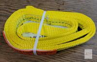 Lift-All EN2-801D Polyester Web Sling, 1in x 4ft, 3200 lb Vertical, 6400 lb Basket, SN 33865-7