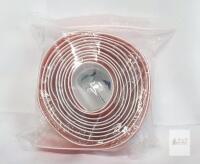 Soengsau T-Shaped Silicone Seal Strip, 3.1m x 5cm, White, Adhesive Backing