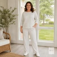 WIHOLL Women's Beige Lounge set, Size XL, New with Tags