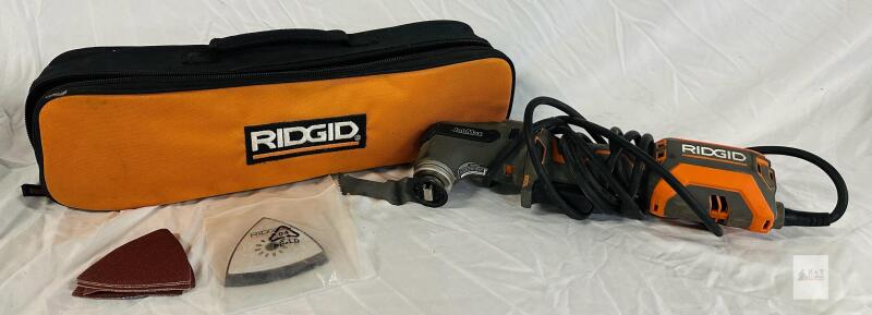 RIDGID R2851 Series B Corded Oscillating Multi-Tool Kit, 120V, 4.0A, With Accessories & Bag