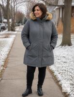 New NUTEXROL 2XL grey winter parka