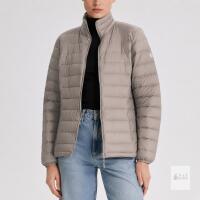 NEW Orolay Women's Light Quilted Down Jacket Medium Grey, Model ROWE1333W, Zip Front, 2 Pockets