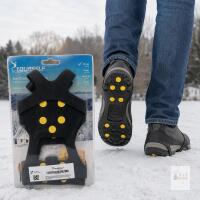 NEW Yourself Ice Cleats X-Large, TPE with Steel Studs, Fits US Men's 11-13, Black/Yellow