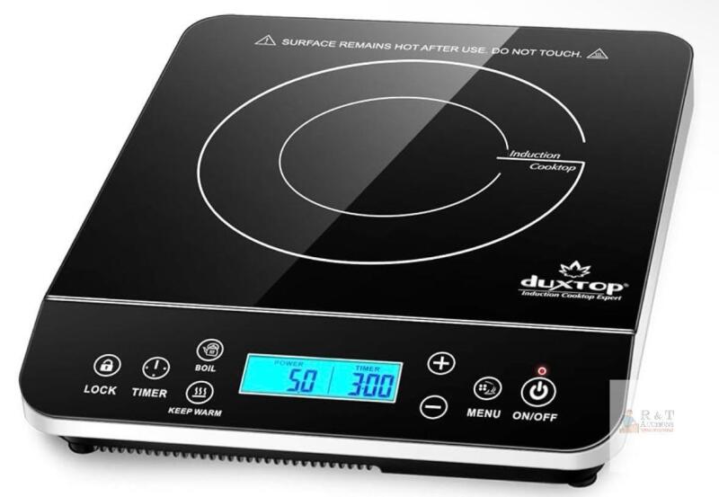 Duxtop 9610LS Portable Induction Cooktop 1800W, 20 Power Levels, 20 Temp Settings, ETL Listed