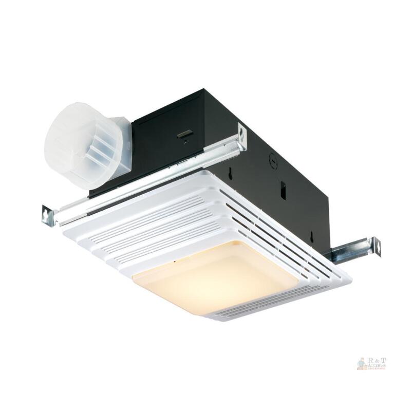 Broan 655C Bathroom Ceiling Heater Fan Light, 70 CFM, 1300W Heater, 100W Light, 4.0 Sones